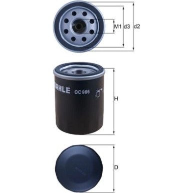 Knecht Ölfilter OC 986