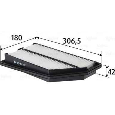 Valeo Luftfilter 585446