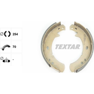 Textar Bremsbackensatz, Feststellbremse 91055700