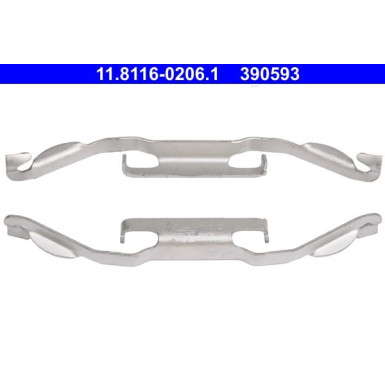 ATE Feder, Bremssattel 11.8116-0206.1 ATE Feder, Bremssattel 11.8116-0206.1
