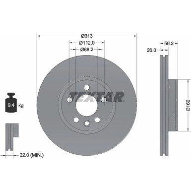 Bremsscheibe 92109905 Bremsscheibe 92109905