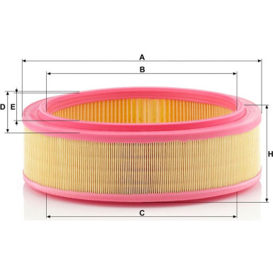 MANN-FILTER C 2672/1 Luftfilter MANN-FILTER C 2672/1 Luftfilter