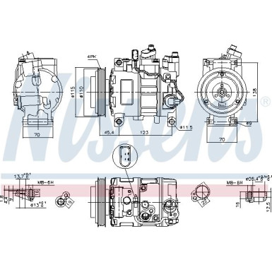 Kompressor, Klimaanlage 89049 Kompressor, Klimaanlage 89049