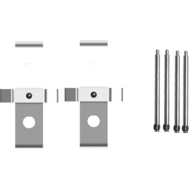 Zubehörsatz, Scheibenbremsbelag 8DZ 355 205-021 Zubehörsatz, Scheibenbremsbelag 8DZ 355 205-021