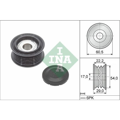 Umlenk-/Führungsrolle, Keilrippenriemen 532 0854 10 Umlenk-/Führungsrolle, Keilrippenriemen 532 0854 10