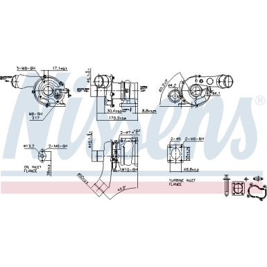 Nissens Turbolader 93101