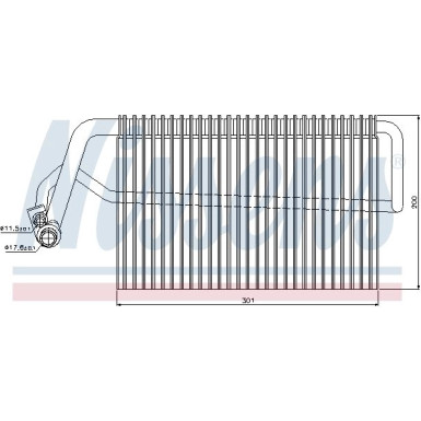 Verdampfer, Klimaanlage 92221 Verdampfer, Klimaanlage 92221