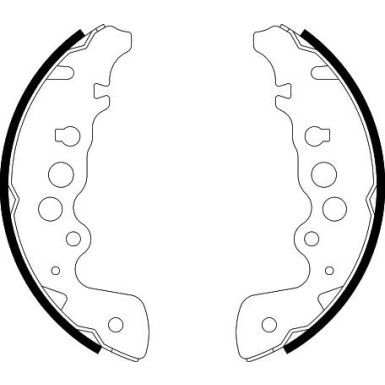 Bremsbackensatz 8DB 355 001-921