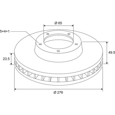 Bremsscheibe 672925 Bremsscheibe 672925