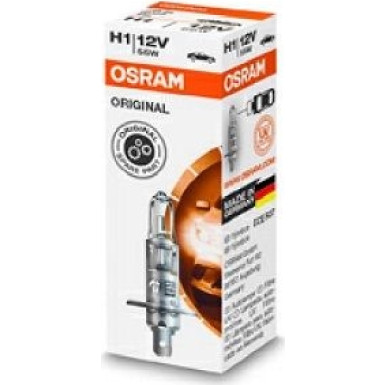 Osram Glühlampe, Fernscheinwerfer Original H1 12V Faltschachtel ORIGINAL 64150
