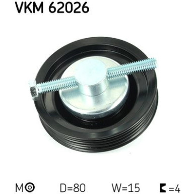 Spannrolle, Keilrippenriemen VKM 62026 Spannrolle, Keilrippenriemen VKM 62026