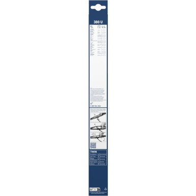 BOSCH 380 U Scheibenwischer Twin 3 397 011 353 BOSCH 380 U Scheibenwischer Twin 3 397 011 353