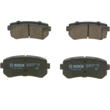 BOSCH Bremsbelagsatz, Scheibenbremse 0 986 494 887 BOSCH Bremsbelagsatz, Scheibenbremse 0 986 494 887