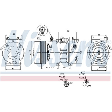 Kompressor, Klimaanlage 89285 Kompressor, Klimaanlage 89285