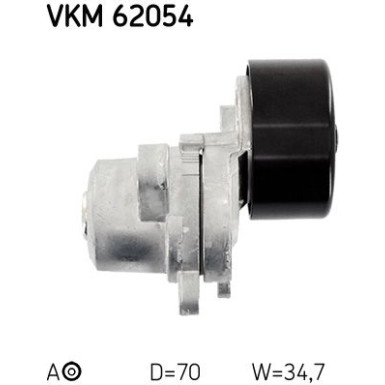 SKF Spannrolle, Keilrippenriemen VKM 62054