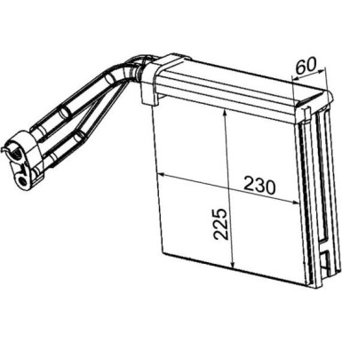 Mahle Verdampfer, Klimaanlage BEHR Premium Line AE 95 000P