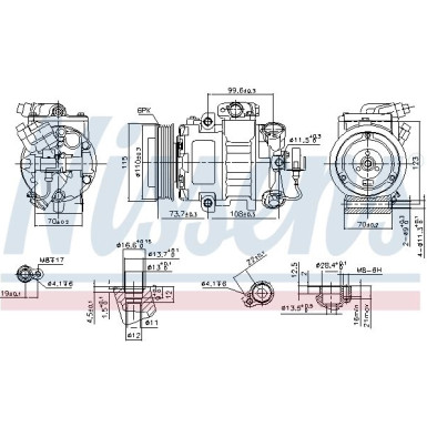 Kompressor, Klimaanlage 89026 Kompressor, Klimaanlage 89026