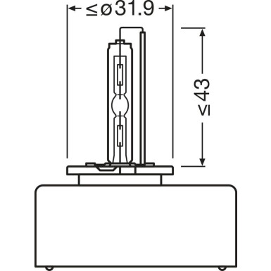 Glühlampe, Fernscheinwerfer 66540 Glühlampe, Fernscheinwerfer 66540