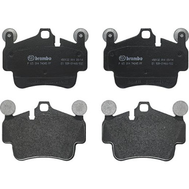 Brembo Bremsbelagsatz, Scheibenbremse PRIME LINE P 65 014