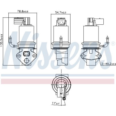 Nissens AGR-Ventil FIRST FIT 98201