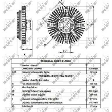 Kupplung, Kühlerlüfter 49521 Kupplung, Kühlerlüfter 49521