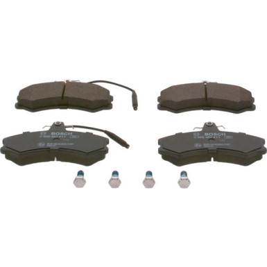 BOSCH Bremsbelagsatz, Scheibenbremse 0 986 467 411 BOSCH Bremsbelagsatz, Scheibenbremse 0 986 467 411