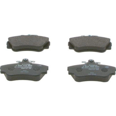 BOSCH Bremsbelagsatz, Scheibenbremse 0 986 460 989 BOSCH Bremsbelagsatz, Scheibenbremse 0 986 460 989