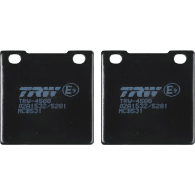 TRW Bremsbelagsatz, Scheibenbremse Organic Allround MCB531