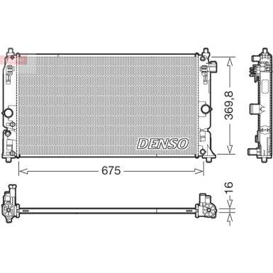 Kühler, Motorkühlung DRM50150 Kühler, Motorkühlung DRM50150