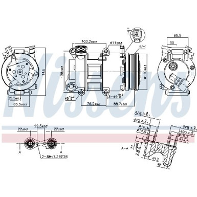 Kompressor, Klimaanlage 89327 Kompressor, Klimaanlage 89327