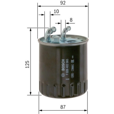 Kraftstofffilter F 026 402 065 Kraftstofffilter F 026 402 065