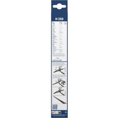 BOSCH H 250 Scheibenwischer Rear 3 397 011 629