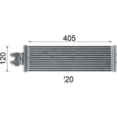 Ölkühler, Automatikgetriebe CLC 295 000P