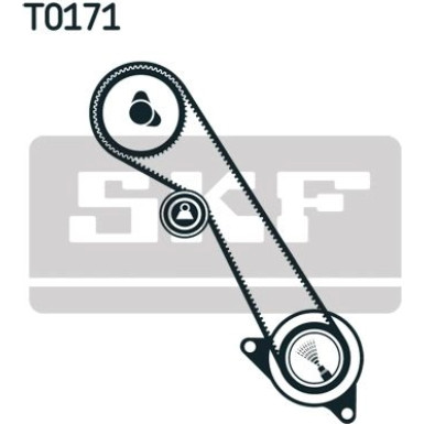 SKF Zahnriemensatz VKMA 04108