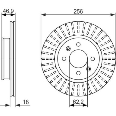BOSCH Bremsscheibe 0 986 479 577 BOSCH Bremsscheibe 0 986 479 577