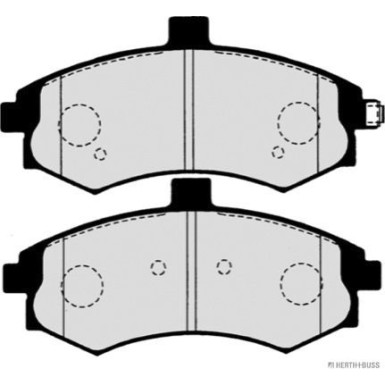 Herth+Buss Jakoparts Bremsbelagsatz, Scheibenbremse J3600547 Herth+Buss Jakoparts Bremsbelagsatz, Scheibenbremse J3600547