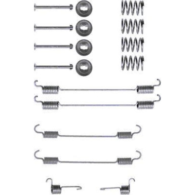 Textar Zubehörsatz, Bremsbacken 97010100 Textar Zubehörsatz, Bremsbacken 97010100