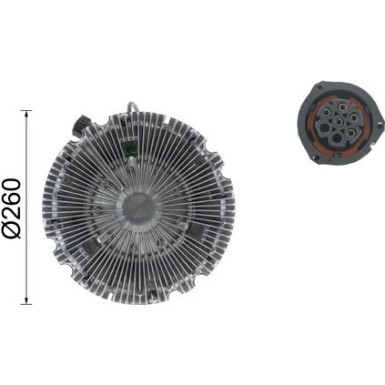 Mahle Kupplung, Kühlerlüfter BEHR Premium Line CFC 100 000P