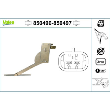 Valeo Fensterheber 850496
