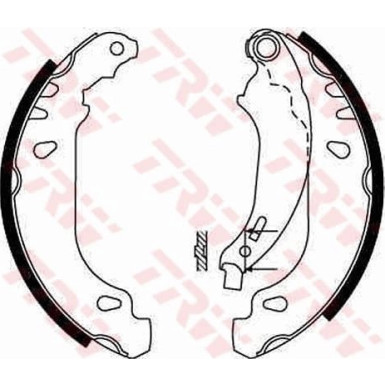 Bremsbackensatz GS8642 Bremsbackensatz GS8642