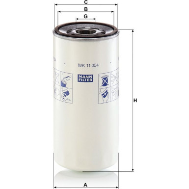 Kraftstofffilter WK 11 054 Kraftstofffilter WK 11 054