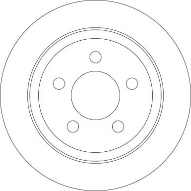 TRW Bremsscheibe DF6386