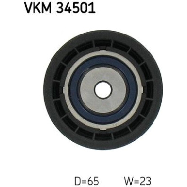 SKF Umlenk-/Führungsrolle, Keilrippenriemen VKM 34501