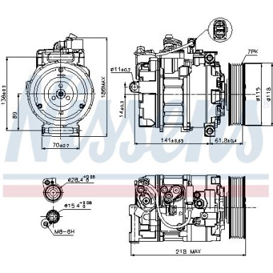 Kompressor, Klimaanlage 89210 Kompressor, Klimaanlage 89210