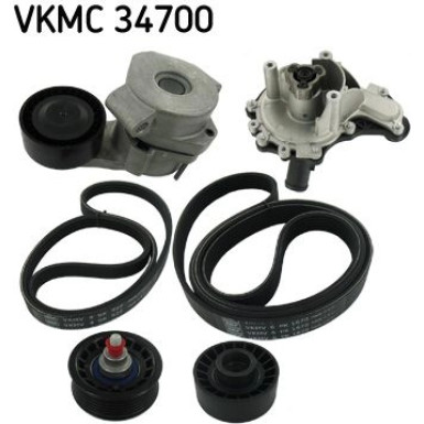 Wasserpumpe + Keilrippenriemensatz VKMC 34700 Wasserpumpe + Keilrippenriemensatz VKMC 34700