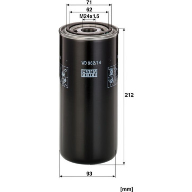 Ölfilter WD 962/14