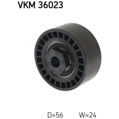 SKF Spannrolle, Keilrippenriemen VKM 36023