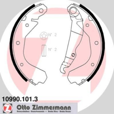 Bremsbackensatz 10990.101.3 Bremsbackensatz 10990.101.3