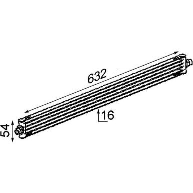 Ölkühler, Automatikgetriebe CLC 17 000P