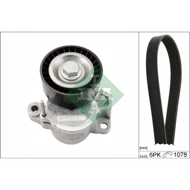 INA Keilrippenriemensatz 529 0235 10